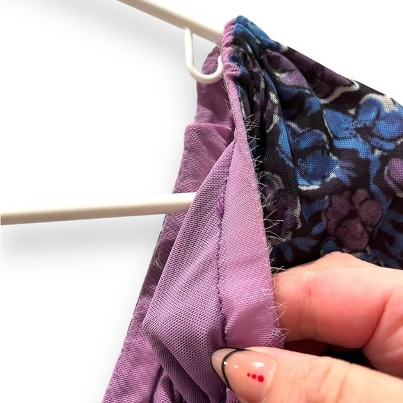 ROTATE | BIRGER CHRISTENSEN Floral Printed Halterneck Ruched Mini Dress | Small - Picture 16 of 16